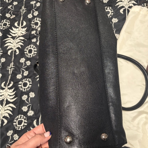 Michael Kors Black Leather Shoulder Bag - Picture 9 of 12